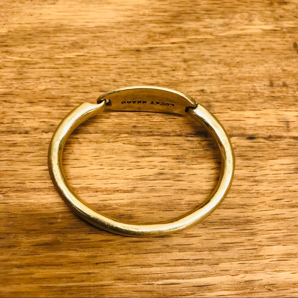 Lucky Brand Bracelet Brushed Brass w/ Sparkle - Picture 3 of 7